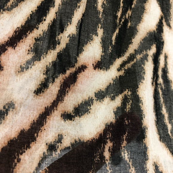 Talbots Animal print Tiger skirt 14 - Picture 4 of 7